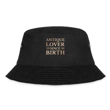 Antique Collector Enthusiast - Vintage Antique - Bucket Hat - black - Front - Lela (165cm)
