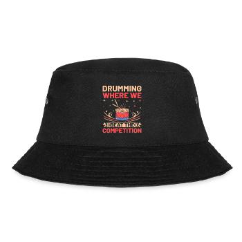 Drum Corps Marching Band Drum Corp Music Percussio - Bucket Hat - black - Front - Lela (165cm)