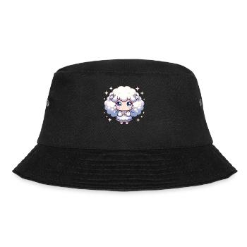 Virgo Star Sign Kawaii Character Birthday Gift - Bucket Hat - black - Front - Lela (165cm)