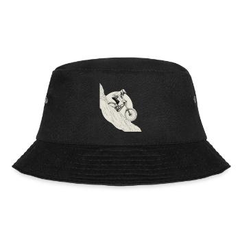 Mountain Bike Downhill Bike Tour Bike Design - Bucket Hat - black - Front - Lela (165cm)