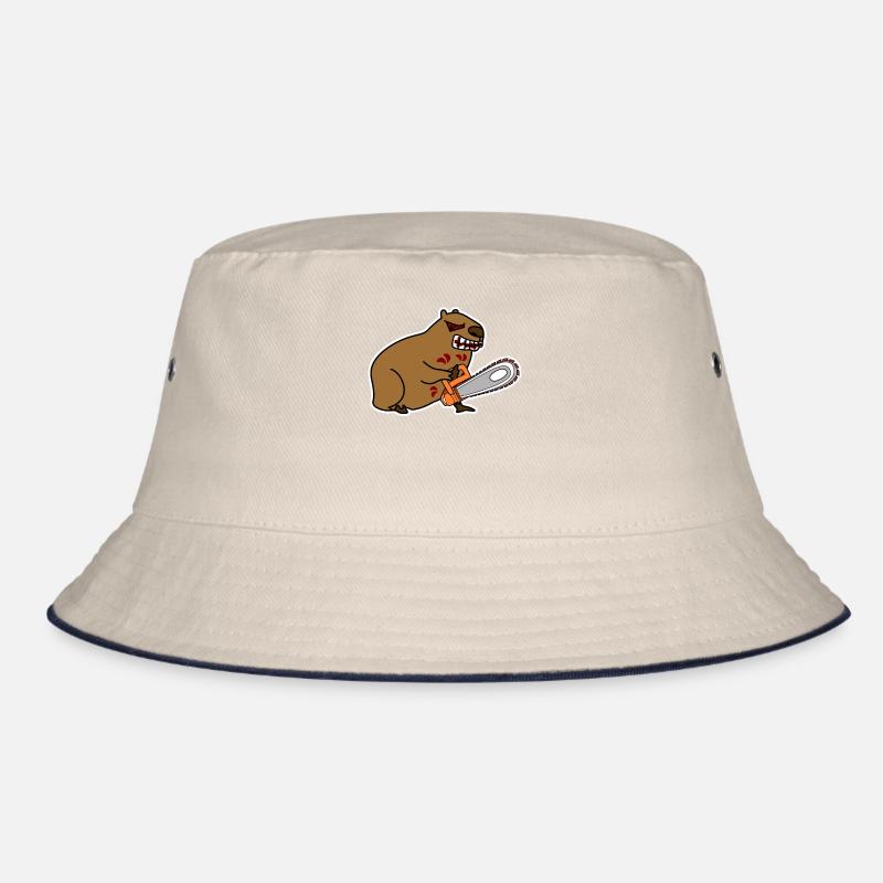 Capybaras Evil Capybara Bucket Hat