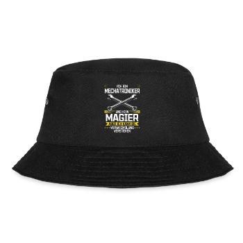 KFZ mein Handwerk beherrsche ich meisterhaf - Bucket Hat - Schwarz - Vorne - Lela (165cm)