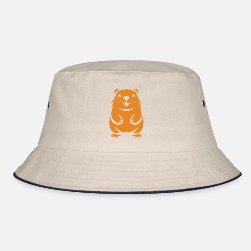 Einfaches Murmeltier Bucket Hat