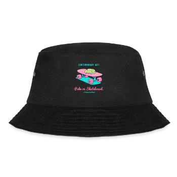 Modern Street Art: Puke on Skateboard - Bucket Hat - black - Front - Lela (165cm)