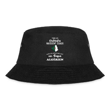 Better Equal Babies Have an Algerian Dad - Bucket Hat - black - Front - Lela (165cm)