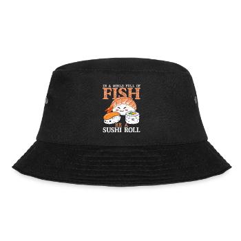 Dans Un Monde Plein De Poissons Soyez Un Sushi RollDans Un Monde - Bob - noir - Devant - Lela (165cm)