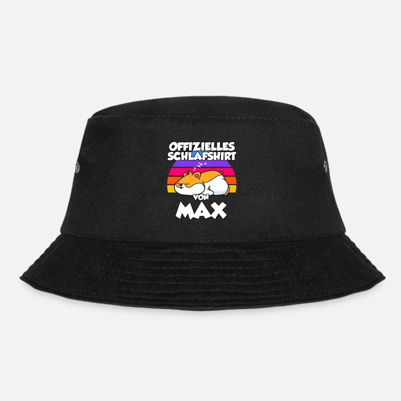Offizielles Schlafshirt Von Max - Bucket Hat - Schwarz