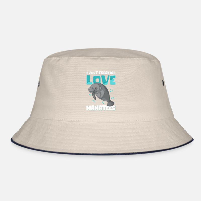 Manati Manatis Manatee Rundschwanzseekuh Geschenk Bucket Hat