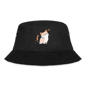 In a relationship with my cat - Bucket Hat - black - Front - Lela (165cm)