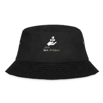Farm Work Life Balance - Farmer Agriculture - Bucket Hat - black - Front - Lela (165cm)