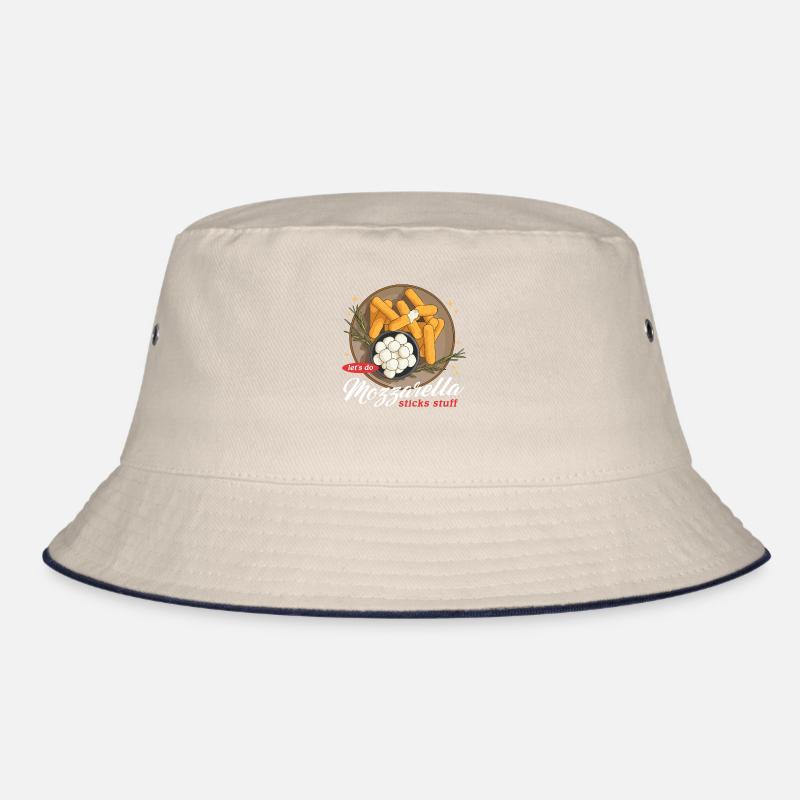 Mozzarella Sticks Cheese Lover Gift Bucket Hat