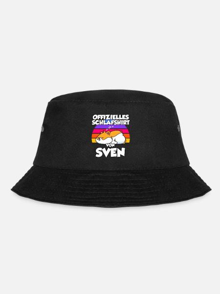 Offizielles Schlafshirt Von Sven - Bucket Hat - Schwarz