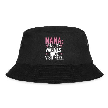 Nana Gifts - Bucket Hat - Schwarz - Vorne - Lela (165cm)