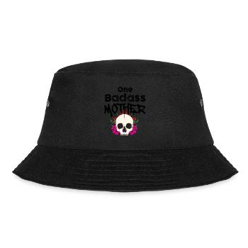 One Badass Mom Jungsmama Einfachmama Mutter Mama - Bucket Hat - Schwarz - Vorne - Lela (165cm)