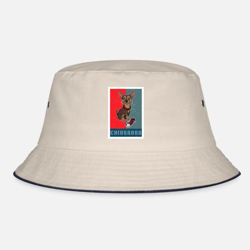 Sneaker Chihuahua Retro Hund Bucket Hat