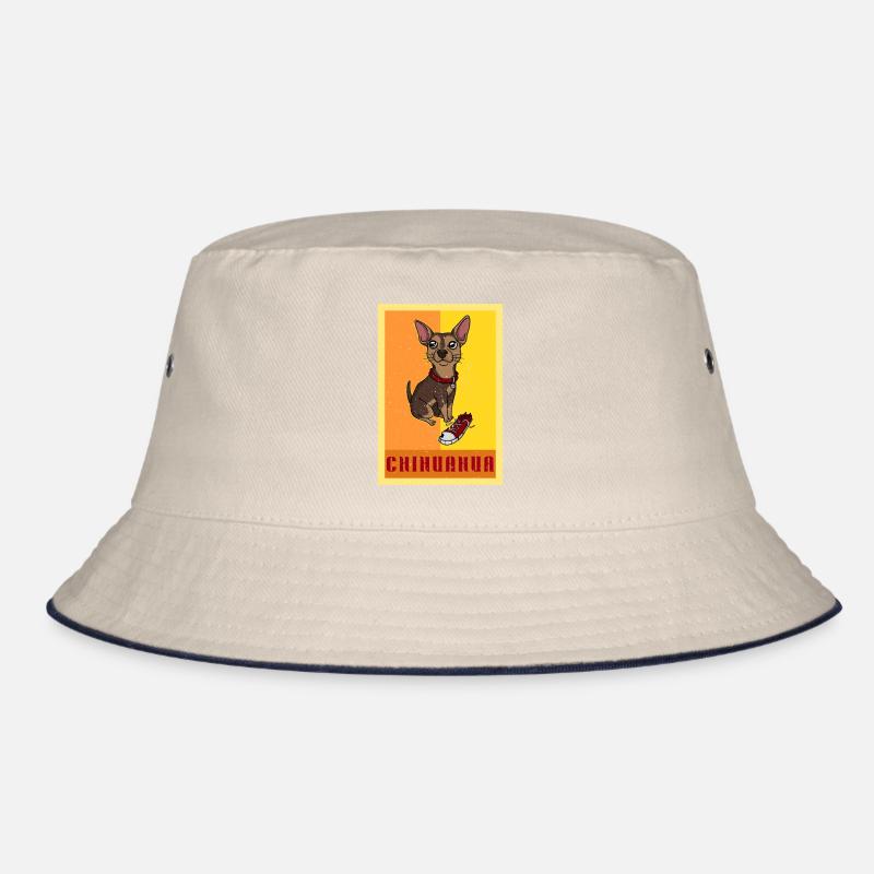 Sneaker Chihuahua Retro Hund Bucket Hat