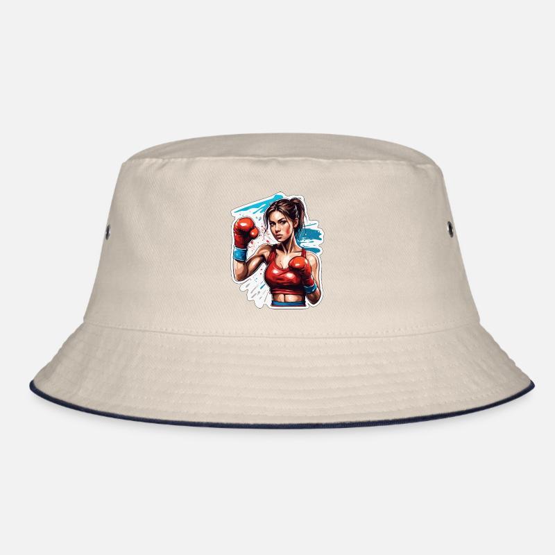 Boxer / Sport / Kampf / Arena / Boxring / Fäuste Bucket Hat