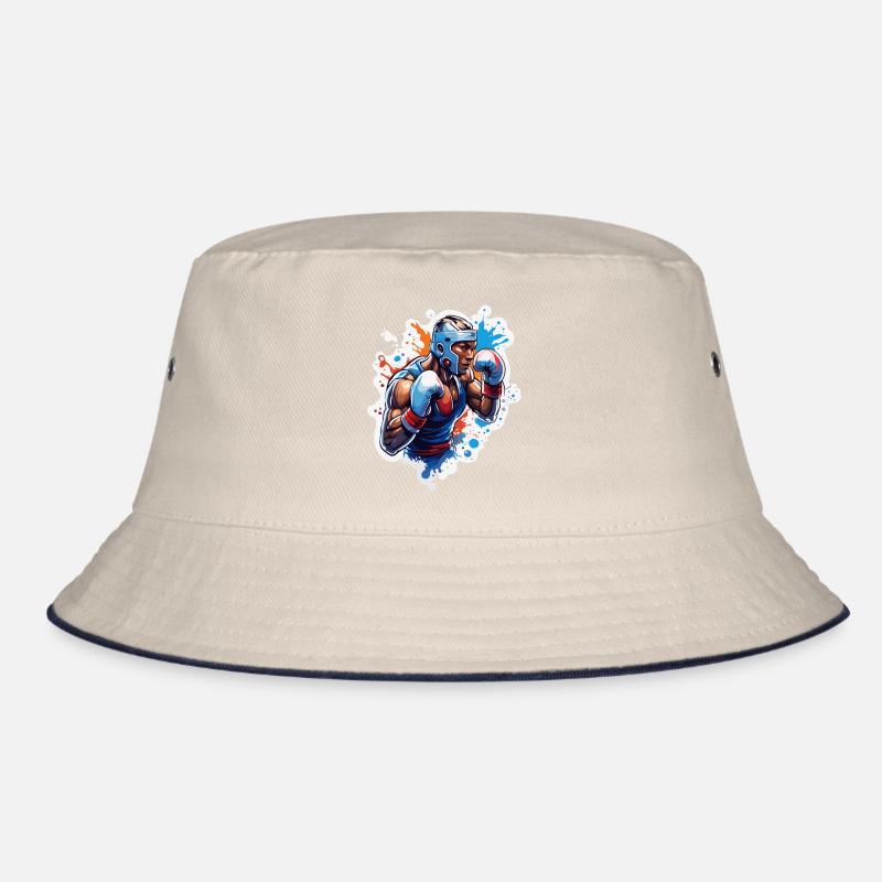 Boxer / Sport / Kampf / Arena / Boxring / Fäuste Bucket Hat