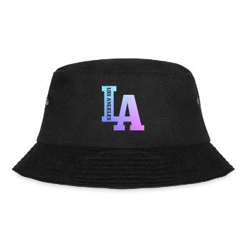 Los Angeles, California, LA - Bucket Hat - black - Front - Lela (165cm)
