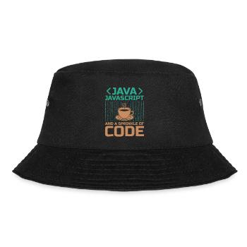 Coffee Coding Programmer Coder Developer Nerd Coff - Bucket Hat - black - Front - Lela (165cm)