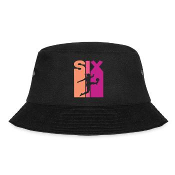 6th Birthday Women's Soccer Soccer Player Soccer - Bucket Hat - black - Front - Lela (165cm)