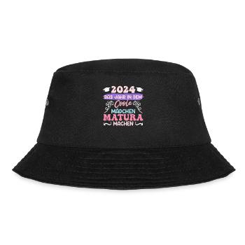 2024 The Year Cool Girls Graduate - Bucket Hat - black - Front - Lela (165cm)