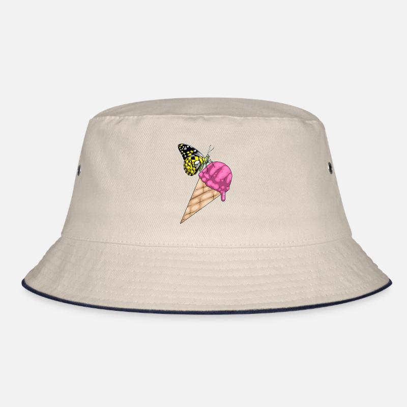 Schmetterling Waffeleis Bucket Hat