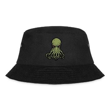 Cthulhu! The Stars are finally right! - Bucket Hat - black - Front - Lela (165cm)