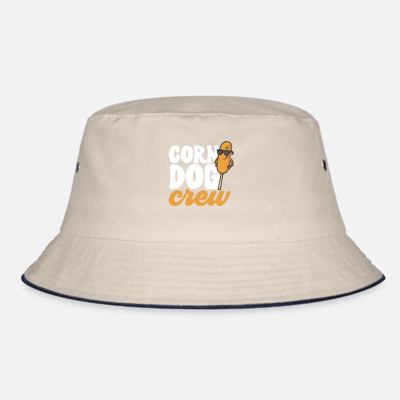 Corn Dog Corndog Bucket Hat