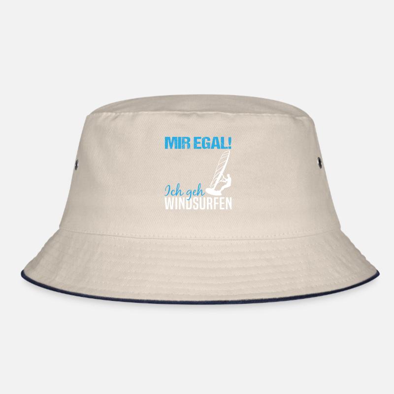 Windsurfen statt Sorgen Bucket Hat