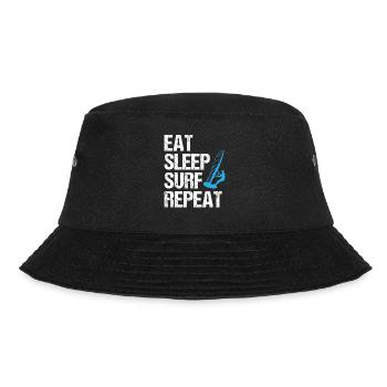 Surf rhythm - eat, sleep, surf - Bucket Hat - black - Front - Lela (165cm)