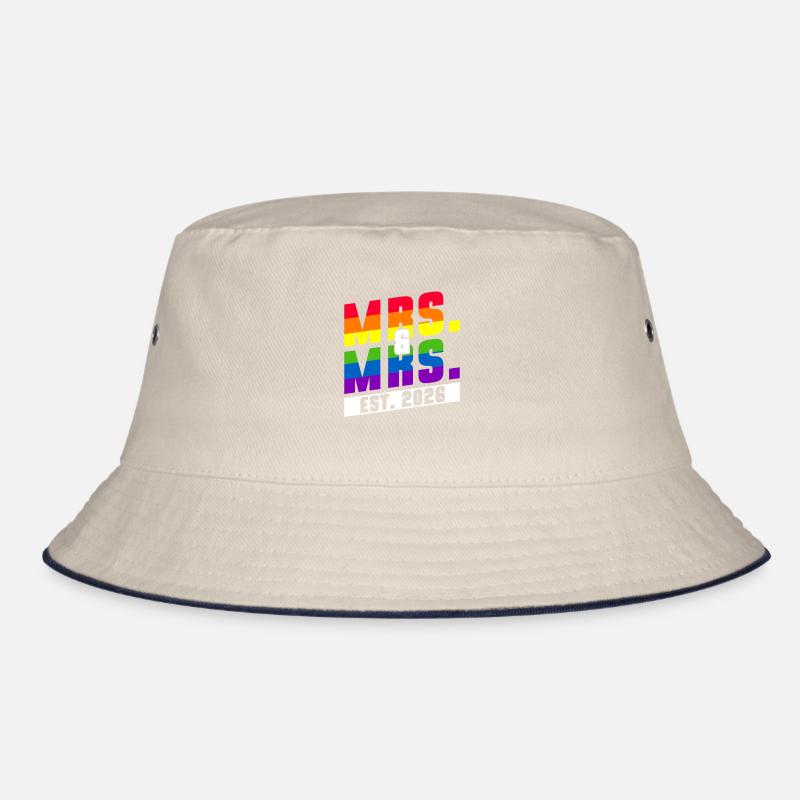 Gay Pride Wedding 2026 Lesbische Homo-Ehe Bucket Hat
