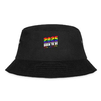 Gay Pride Wedding 2025 Lesbische Homo-Ehe - Bucket Hat - Schwarz - Vorne - Lela (165cm)