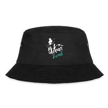 Skifahren Zermatt - Bucket Hat - Schwarz - Vorne - Lela (165cm)