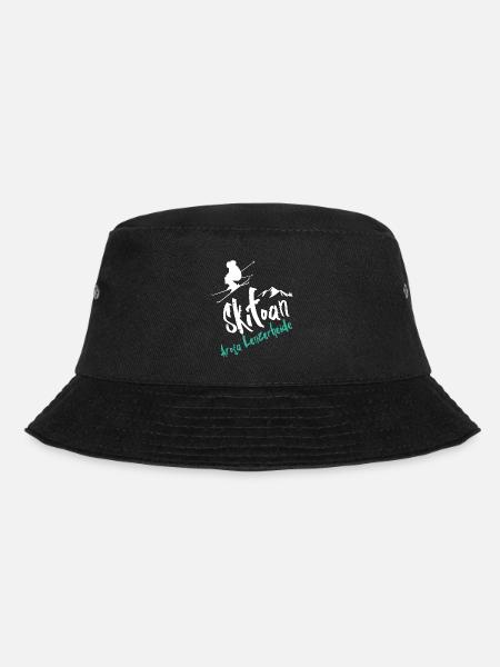 Skifahren Arosa Lenzerheide - Bucket Hat - Schwarz