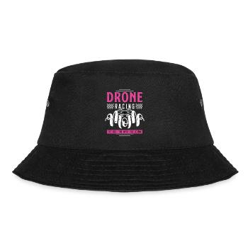 Drone Racing Lover Mom The Idol The Racing Machine - Bucket Hat - Schwarz - Vorne - Lela (165cm)