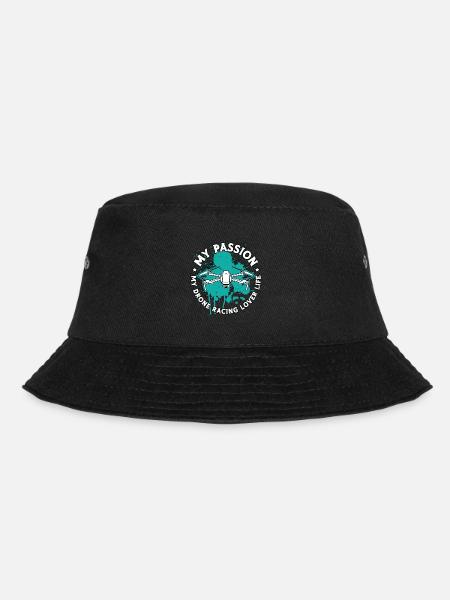Drone Racing Lover My Passion My Drone FPV Race - Bucket Hat - Schwarz
