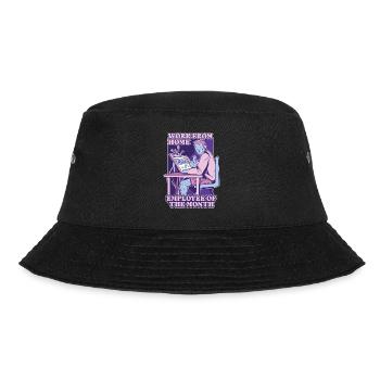 Working From Home - Employee of the Month - Bucket Hat - black - Front - Lela (165cm)