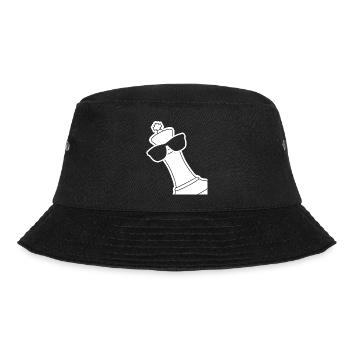 Chess pieces King with Sunglasses - Bucket Hat - Schwarz - Vorne - Lela (165cm)