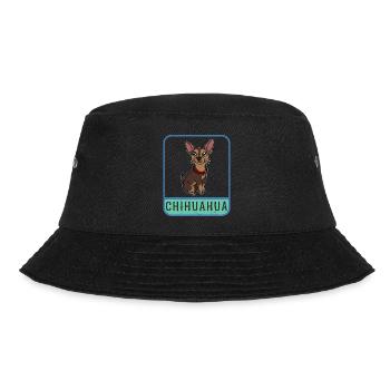 Shirt Chihuahua Dog - Bucket Hat - black - Front - Lela (165cm)