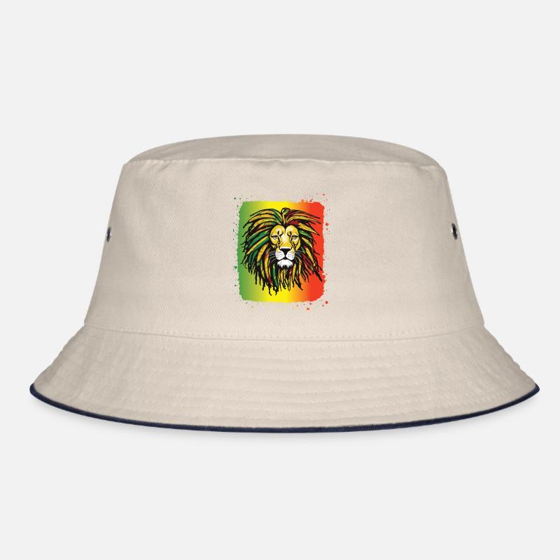 Rasta Lion Reggae Dreadlocks Couleur Rastafari jam Bob