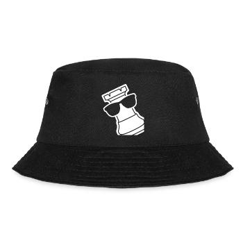Chess Rook with Sunglasses - Bucket Hat - Schwarz - Vorne - Lela (165cm)