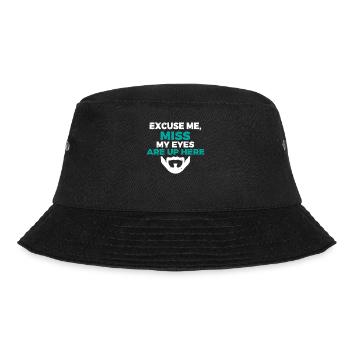 Giftidea Beard Men - Bucket Hat - Schwarz - Vorne - Lela (165cm)