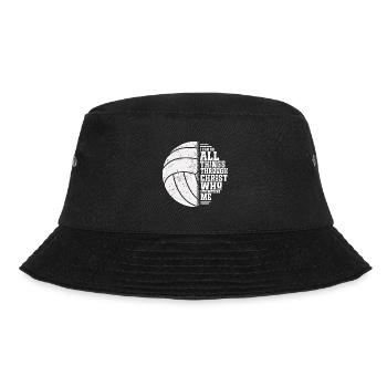 I Can Do All Things Through Christ Volleyball - Bucket Hat - Schwarz - Vorne - Lela (165cm)