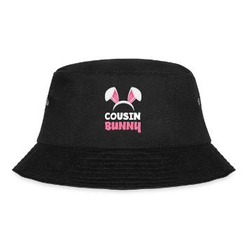 Cousin Bunny Easter Bunny Ears Easter - Bucket Hat - black - Front - Lela (165cm)