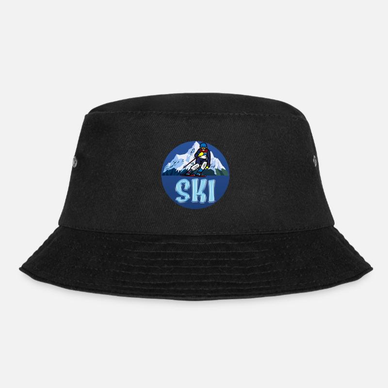 SKI - Bucket Hat - Schwarz