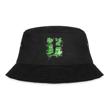 Footballer Soccer 10th Birthday - Bucket Hat - black - Front - Lela (165cm)