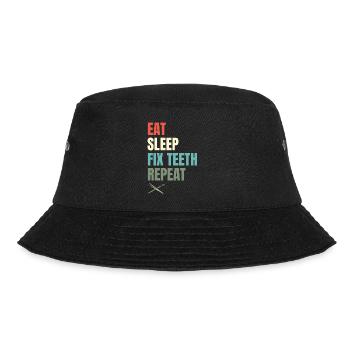 Manger Dormir Réparer les dents Répéter Dentisterie dentaire Dentis - Bob - noir - Devant - Lela (165cm)