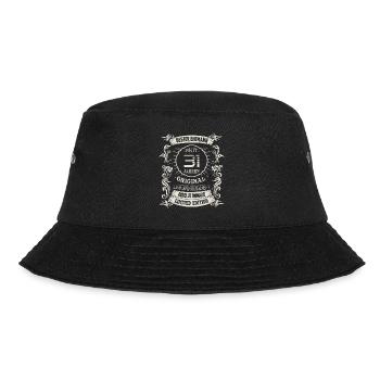 31 Hochzeitstag Seit 31 Jahren Lindenhochzeit Ehe - Bucket Hat - Schwarz - Vorne - Lela (165cm)