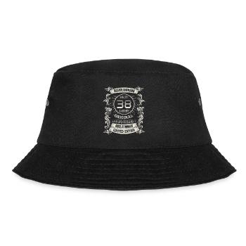 38 Hochzeitstag Seit 38 Jahren Feuerhochzeit Ehe - Bucket Hat - Schwarz - Vorne - Lela (165cm)